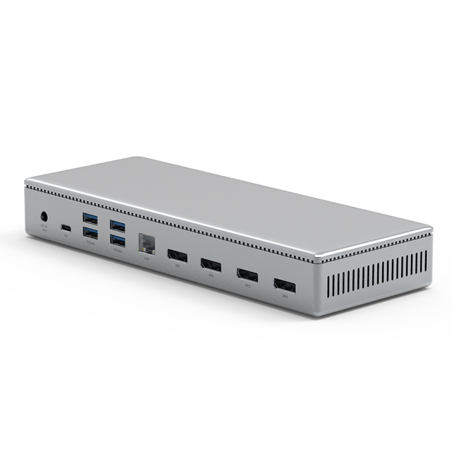 World's Highest Spec DisplayLink Docking Station Quad Display Dock with SD Card Slot 2.5G Ethernet Universal Docking Station