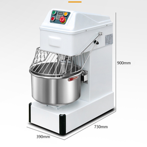 Mezcladora de Harina Industrial Comercial Automática de 20L, Mezcladora de Masa Espiral de Acero Inoxidable para Hacer Pan AS-EZ-092, Gran Capacidad de 20L - Product Image 4