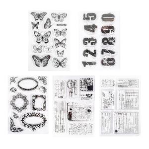 Silicone misto e timbri trasparenti in gomma per Scrapbooking Card Making & arredamento per la stampa & stampaggio - Product Image 4
