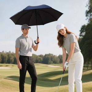 Light Weight Pongee Golf <b>Umbrella</b> American Style <b>Windproof</b> <b>Umbrella</b> for Rain Waterproof - Product Image 2