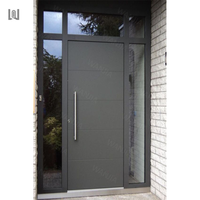 Porte de sécurité en métal antivol de sécurité porte d'entrée extérieure porte d'entrée de maisons porte de sécurité d'entrée