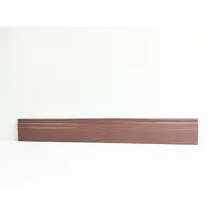 Decorative Flooring Accessory Baseboard Molding Light Weight Water Proof PVC Cover Skirting Board