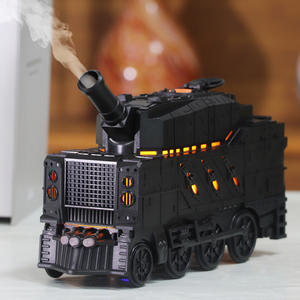 เครื่องกระจายกลิ่นหอมแบบถัง 0.5 ลิตร เครื่องเพิ่มความชื้นแบบอัลตราโซนิก พร้อมเอฟเฟกต์แสง สำหรับใช้ในบ้านและสำนักงาน - Product Image 2