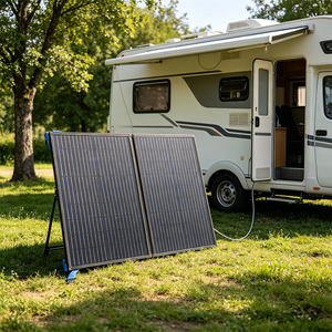 75W Monocrystalline Foldable Solar Panels IP65 Waterproof Portable Lightweight Charger for RV Camping Off-Grid Power Station - Product Image 3