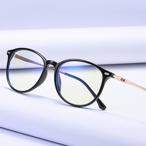 <span class=keywords><strong>Gafas</strong></span> con marco de Metal para hombre y mujer, lentes con <span class=keywords><strong>filtro</strong></span> de luz <span class=keywords><strong>azul</strong></span>, diseño de marca, protección ocular, a la moda, para ordenador - Product Image 2