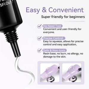 BORN PRETTY 15g Nail Art Sculpting Chrome Gel Logotipo personalizado Etiqueta privada 3D Tallado Shaping Molding Gel en tubo para manicura - Product Image 4