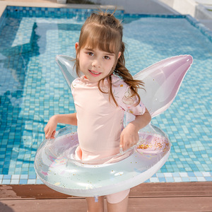 Bouée de natation gonflable Xiaolu pour enfants, design de dessin animé original, utilisation en piscine et parc aquatique, PVC épaissi 0,18 mm - Product Image 1