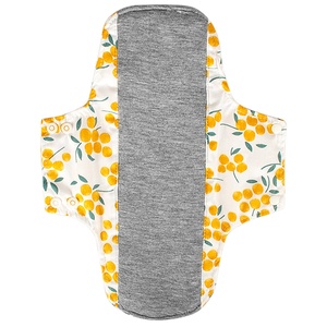 Serviette hygiénique en coton 28 cm, absorbante, lavable, anti-fuite, modèle <span class=keywords><strong>jour</strong></span>/nuit. - Product Image 5