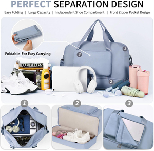 <span class=keywords><strong>Sac</strong></span> <span class=keywords><strong>de</strong></span> voyage pliable élégant pour <span class=keywords><strong>femme</strong></span> 2026, 45L, <span class=keywords><strong>sac</strong></span> <span class=keywords><strong>de</strong></span> nuit, <span class=keywords><strong>sac</strong></span> d'hôpital, <span class=keywords><strong>sac</strong></span> <span class=keywords><strong>de</strong></span> <span class=keywords><strong>sport</strong></span> avec pochette pour trolley - Product Image 6