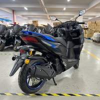 Moto puissante Vario150CC à essence, moteur Loncin refroidi par eau, vitesse maximale de 110 km/h, système EFI, cyclomoteur à essence pour adultes