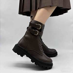 <span class=keywords><strong>Botas</strong></span> de Cuero Genuino 100% Resistentes para Mujer, Personalización Profesional - Product Image 4