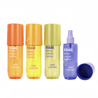 Flacons de lotion pour le corps en plastique PET vides de luxe personnalisés de 60 ml, 90 ml, 250 ml avec pompe pulvérisateur pour les soins de la peau