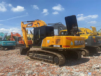 Ekskavator Crawler Hidrolik SANY SY215C 21 Ton Bekas Pakai dengan Cat Asli dan Jam Kerja Rendah, Tenaga Stabil untuk Proyek Pekerjaan Tanah