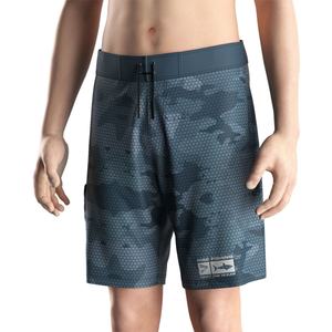 กางเกงขาสั้นกันรังสียูวีสำหรับตกปลา ปีนเขา ล่าสัตว์ ลายพรางสีน้ำเงิน รับสกรีนโลโก้ - Product Image 5