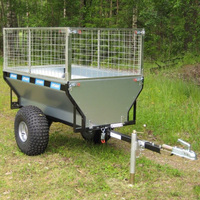 Remorques tout-terrain pour quad et VTT pour le transport dans les jardins