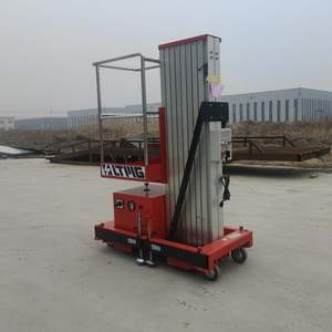 मोबाइल छोटे एल्यूमीनियम मिश्र धातु लिफ्ट इनडोर लिफ्ट इलेक्ट्रिक लिफ्टिंग प्लेटफॉर्म सिंगल और डबल कॉलम हवाई कार्य मंच - Product Image 5