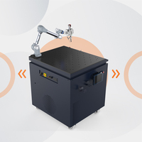 Machine de soudage laser automatique robotisée pour applications de soudeuse laser à lettres en acier inoxydable de haute précision