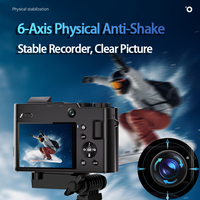 Kamera swafoto Digital UHD Level masuk, kamera ganda, kamera kilat Pop-up Sensor CMOS, anti-guncangan, kamera titik 4K dan potret