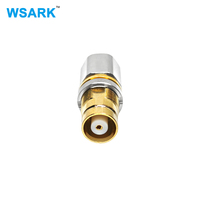 Connecteur coaxial RF droit L9 femelle 1.6-5.6 à faible PIM avec câble coaxial Flex5 pour base de télécommunications 5G
