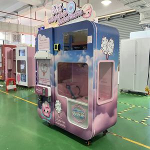 Máquina expendedora comercial de algodón de azúcar de alta ganancia Parque de atracciones Pantalla táctil digital completamente automática inteligente SDK personalizado - Product Image 2
