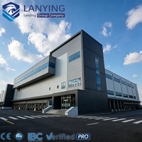 Bâtiment d'entrepôt préfabriqué en structure métallique pour la fabrication industrielle, la logistique, la distribution et les projets commerciaux