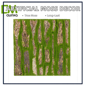 DLL650 Gazon artificiel en plastique floqué pour jardin, simulation de <span class=keywords><strong>lichen</strong></span>, herbe, 20 mm, décoration extérieure, écorces de pin, végétalisation artificielle - Product Image 2