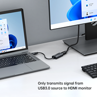 Adaptateur USB 3.0 vers HDMI 1080P, MT-VIKI 5Gbps Câble convertisseur USB3.0 vers HDMI personnalisé mâle vers femelle