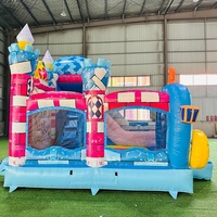 Château gonflable Hupfburg Dvoraca Na Napuhavanje Hpfburg Prinzessin, château gonflable pour enfants avec toboggan