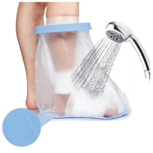 Clearance Sale Waterproof Cast Cover With Ring for Shower & Bath Adult Short Leg Reusable 100% Sealed Water Dressing Protector - Product Image 1
