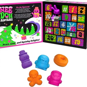 Calendario de Adviento de Juguetes Antiestrés, Cuenta Regresiva de 24 Días, Silicona, Alivio del Estrés, Unisex, Regalo para Niños, Familia y Amigos, Fiesta - Product Image 4