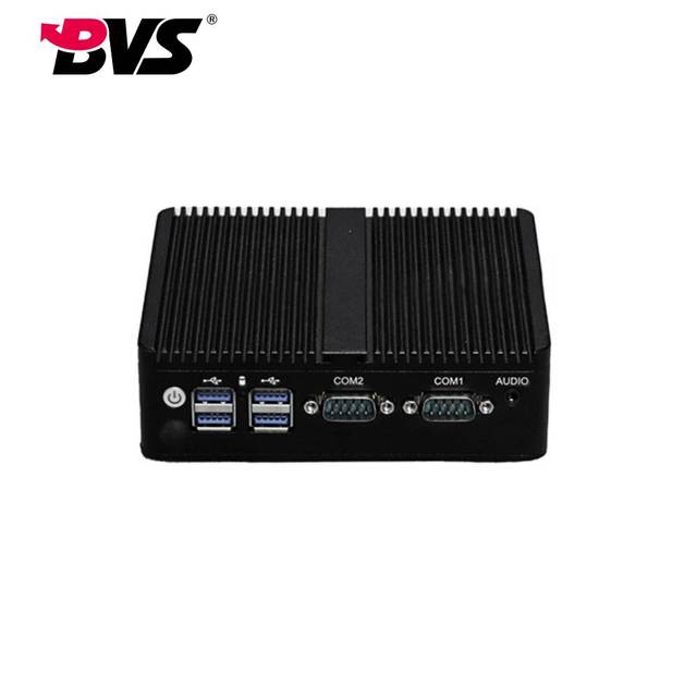 Celeron N2840 J1900 J4125 Dual Ethernet 2 Dual Lan Computer Box Embedded Win 10 11 Fanless Industry Industrial Mini Pc