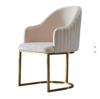 Fauteuil simple confortable - Chaise décontractée de luxe - Chaise tendance Instagram pour réception et négociation
