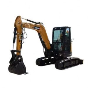 Miniexcavadora de cadenas original de China de 5 toneladas con motor diésel EPA, cabina de control inteligente SY50U, capacidad de la cazoleta de 0.15m³ - Product Image 1