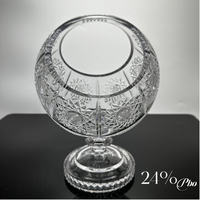 Ensemble de bols à fruits en cristal bohème faits à la main, vaisselle de mariage, écologique, durable