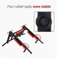 Barre de traction murale multifonctionnelle pliable en acier, réglable, pour la musculation à domicile, garantie 1 an