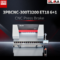 Presse plieuse hydraulique CNC fiable 300T3200, équipement de pliage de tôles de précision pour la fabrication industrielle