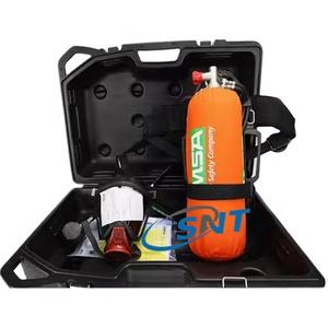 Msa Ax2300 Positieve Druk Luchtgasmasker Brandmasker 6.8l Koolstofvezel Gasfles Dubbele Meter - Product Image 1