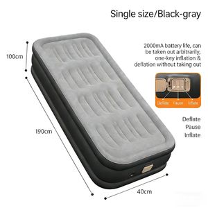 <span class=keywords><strong>Lit</strong></span> d'air double gonflable en un clic, épaissi et surélevé, portable pour la maison et l'extérieur - Product Image 1