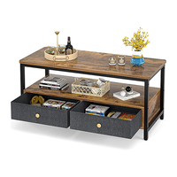 Table basse multifonctionnelle en bois et marbre moderne, table à thé, table à manger, meubles de luxe pour la maison, vente en gros