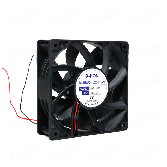 12038 DC 12v 24v 48v Low Noise Cooling Fan Industrial Axial Brushless Cooling Fan Conditioner Fan Selling High Pressure