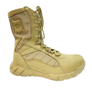 Botas de Combate TSB0109 Color Negro, 9.5 Pulgadas, Ligeras, para Desierto, Suela de PU, Cuero Vacuno de Ante - Product Image 5