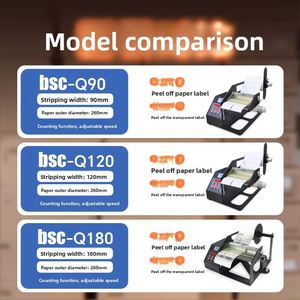 Distributeur automatique d'étiquettes électrique 90 mm BSC Q90 pour cartons - Facile à utiliser 110V-240V - Product Image 3