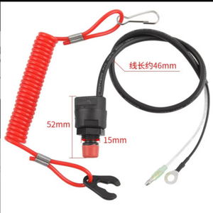 Interrupteur d'arrêt d'urgence de <span class=keywords><strong>moteur</strong></span> de bateau chaud Interrupteur d'arrêt d'arrêt <span class=keywords><strong>hors</strong></span>-<span class=keywords><strong>bord</strong></span> Interrupteurs de coupure avec lanière d'attache de sécurité Accessoires de bateau - Product Image 6