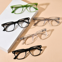 Lunettes en acétate Borregls pour femmes, nouveau design de marque 2025, monture carrée chromée, lunettes optiques pour hommes, CH 19395