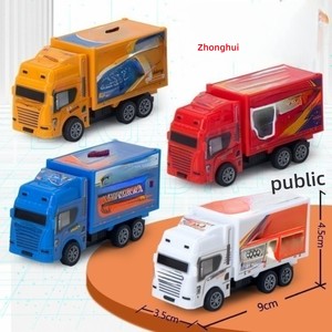 مجموعة متنوعة من سيارات اللعب التي تعمل بالسحب للخلف، شاحنات صغيرة، مركبات وظيفية للمدينة، لعبة تعليمية، نماذج سيارات معدنية مصغرة - Product Image 5