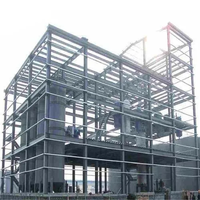Marco de estructura de acero ligero de varios pisos industrial moderno edificio comercial prefabricado de gran altura para apartamento de oficina