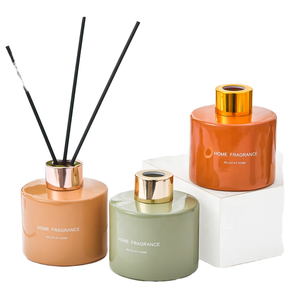 Luxury Round <strong>Reed</strong> <strong>Diffuser</strong> Bottle 100ml 120ml 150ml 200ml <strong>Empty</strong> <strong>Fragrance</strong> Diffusing Bottle - Product Image 2