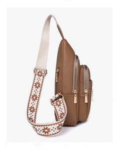 Bolso Bandolera Mini de Cuero para Mujer, Estilo Casual, Riñonera de Viaje, Bolso de Pecho - Product Image 6