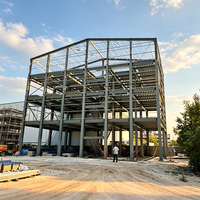 Bâtiment hôtelier préfabriqué en structure métallique de grande hauteur, projet hôtelier multi-étages, ingénierie personnalisée