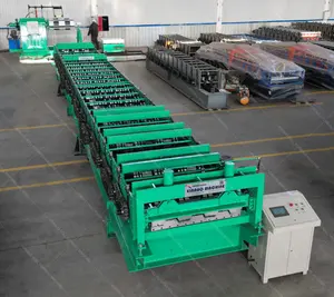 मशीन मेक फ्लोर 1000 गैल्वेनाइज्ड स्टील फ्लोर टाइल विनिर्माण मशीन